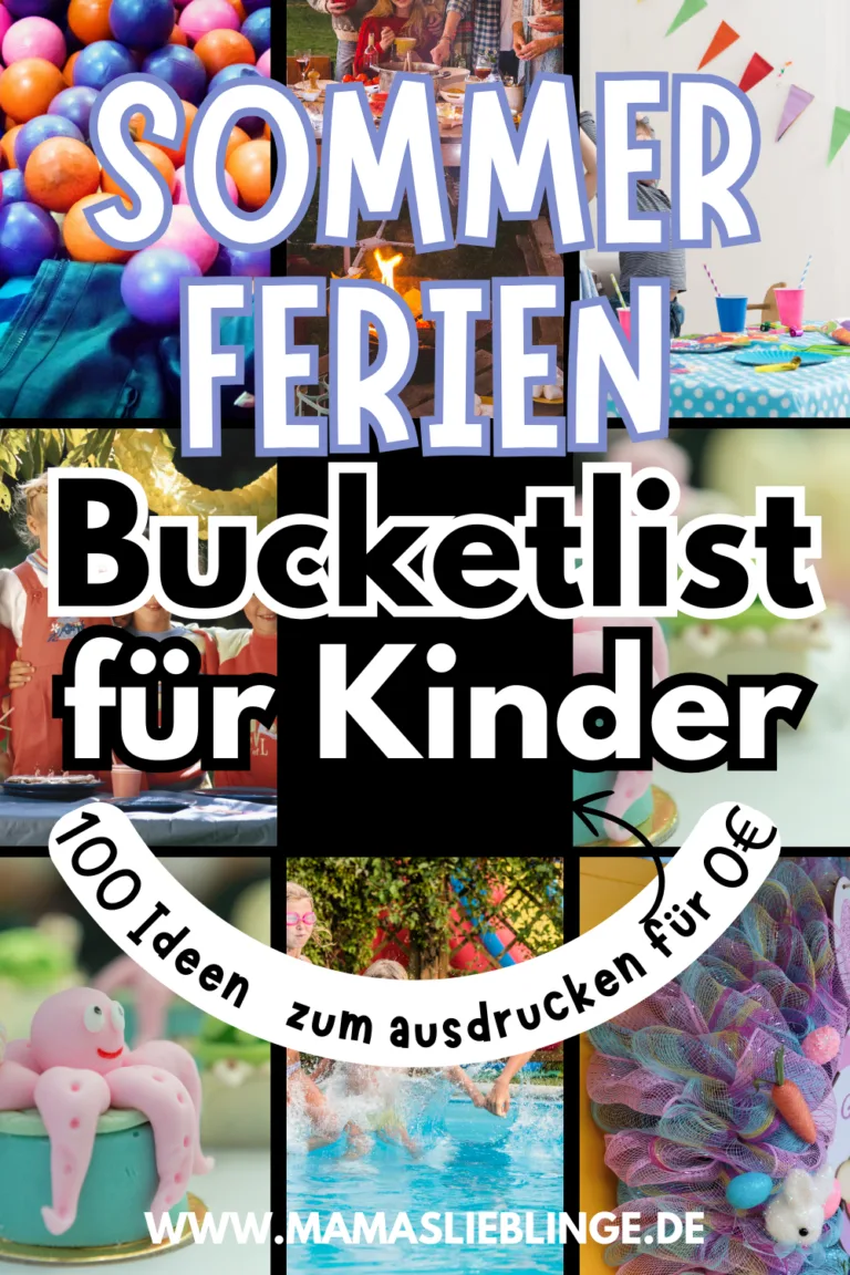 Sommerferien Bucketlist Für Kinder Beschäftigungsideen5