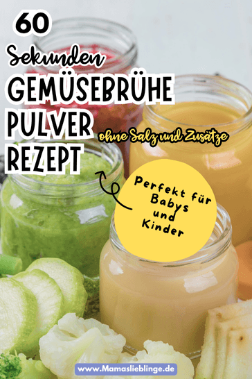 Rezept-Gemuesebruehe-Pulver-selber-machen in einer Minute Gemüsebrühe Pulver ohne Salz und Zusatzstoffe einfach